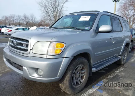 2003 Toyota Sequoia Limited V8 z USA, uszkodzony, nr VIN 5TDBT48A13S156277